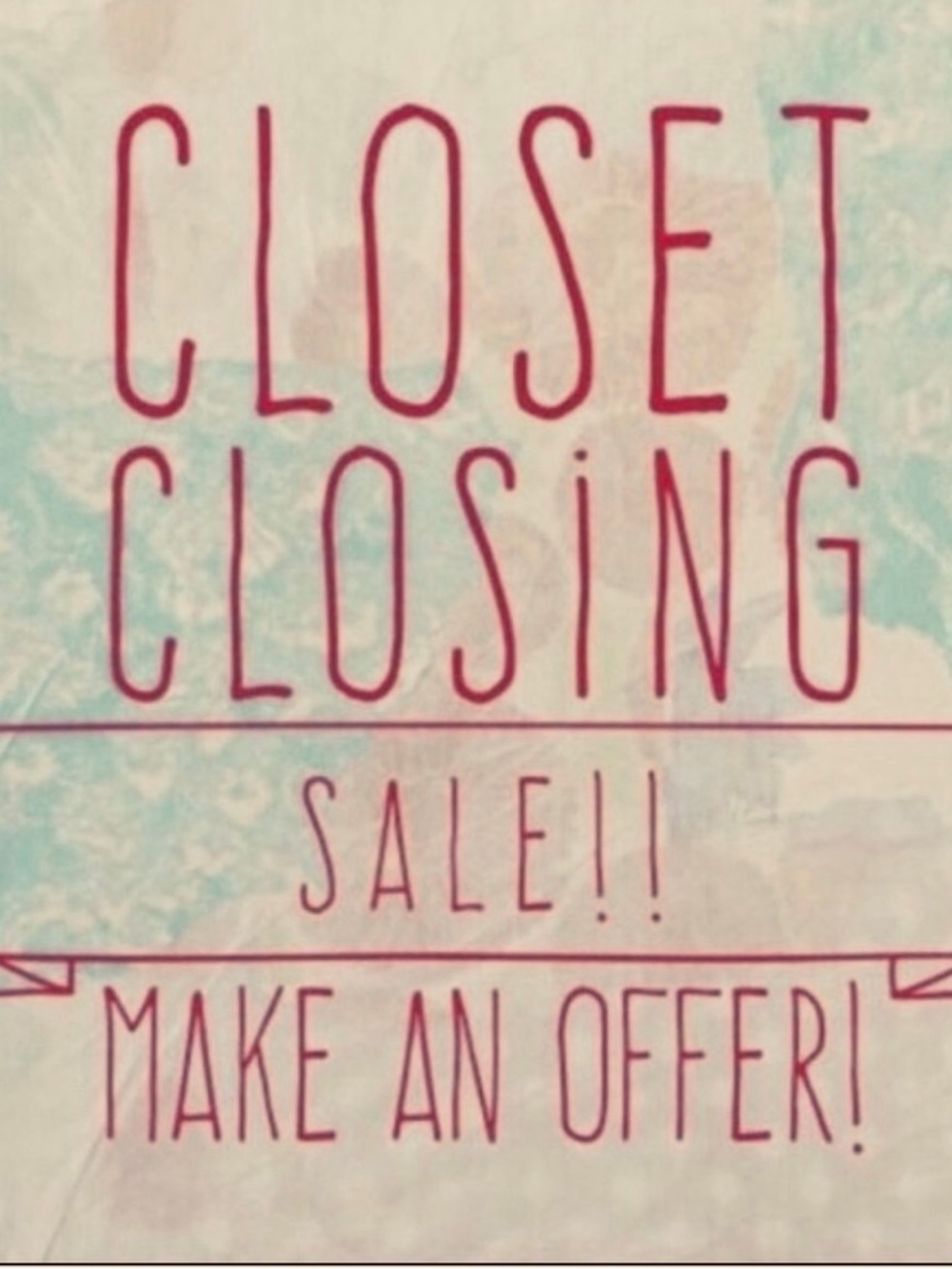Getting ready to close my Poshmark closet!